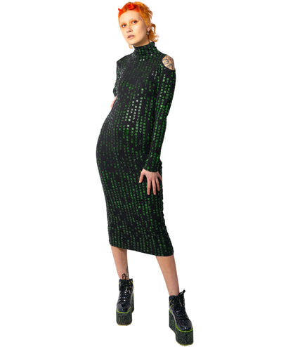 WOMENS DRESS L/S BINARY.