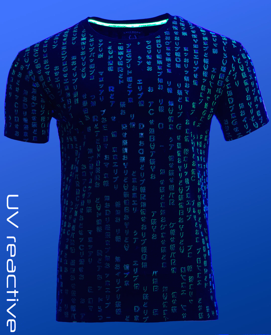 MENS BINARY ALL OVER PRINT T-SHIRT.