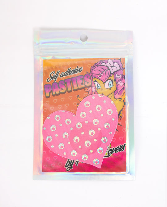 CD+ HOLO DOT HEART PASTIES 2