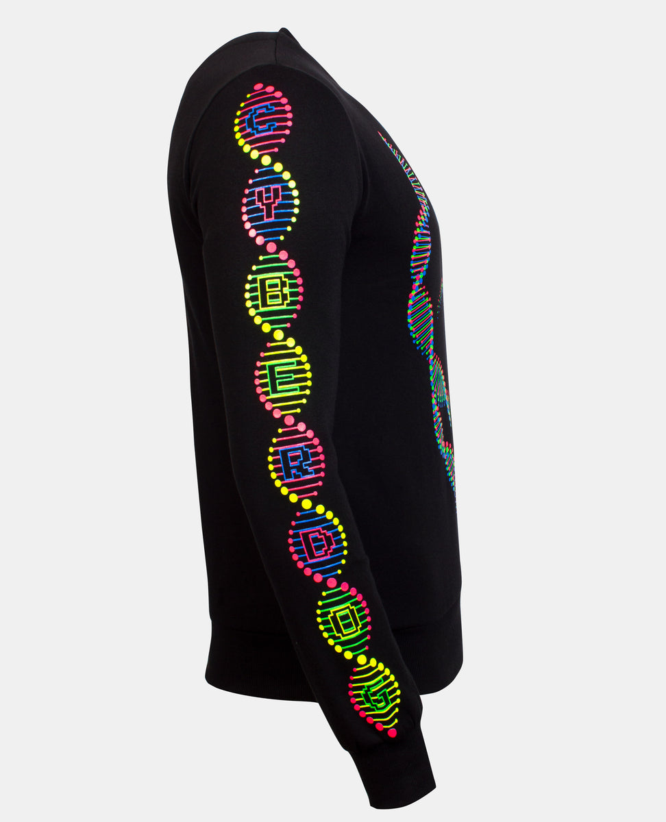 Cyberdog Rave CYBERDOG MULTI NEON DNA SWEAT | Cyberdog London by Cyberdog - Rave ...