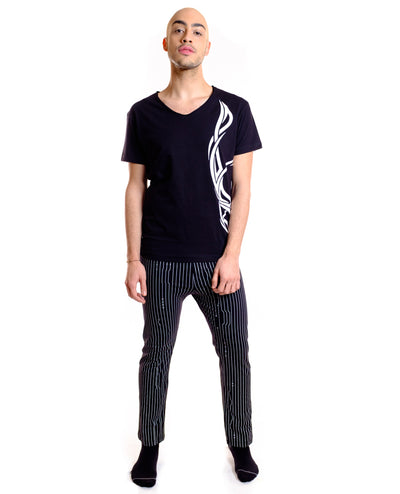 PINSTRIPE PYJAMAS SET.