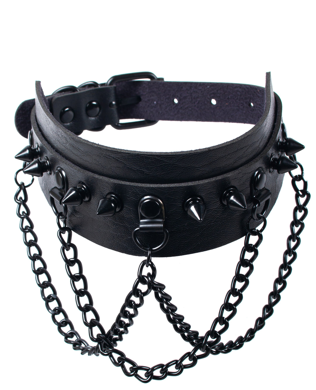 DOG SPIKE CHAIN COLLAR.