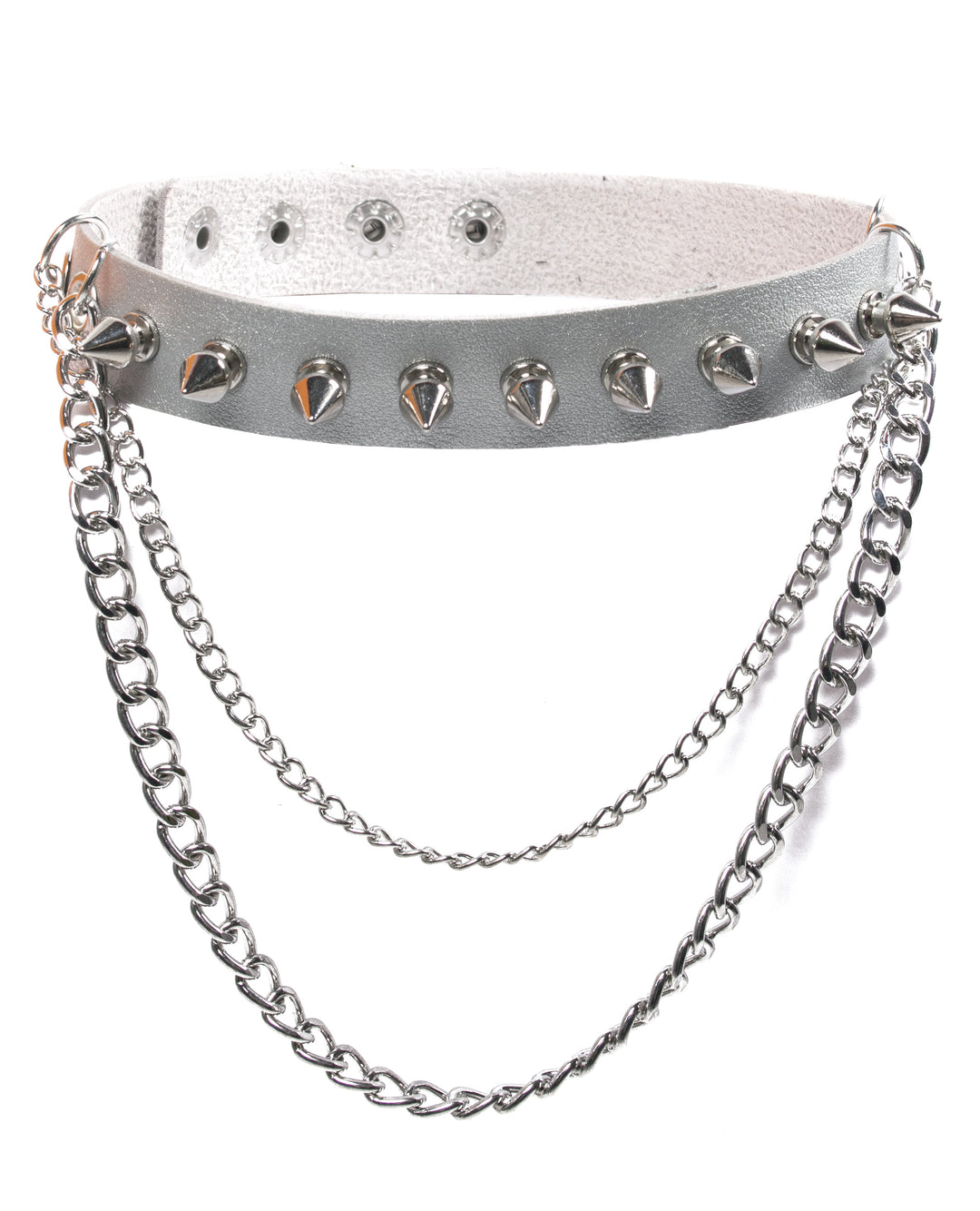 DOG SPIKE SLIM COLLAR.