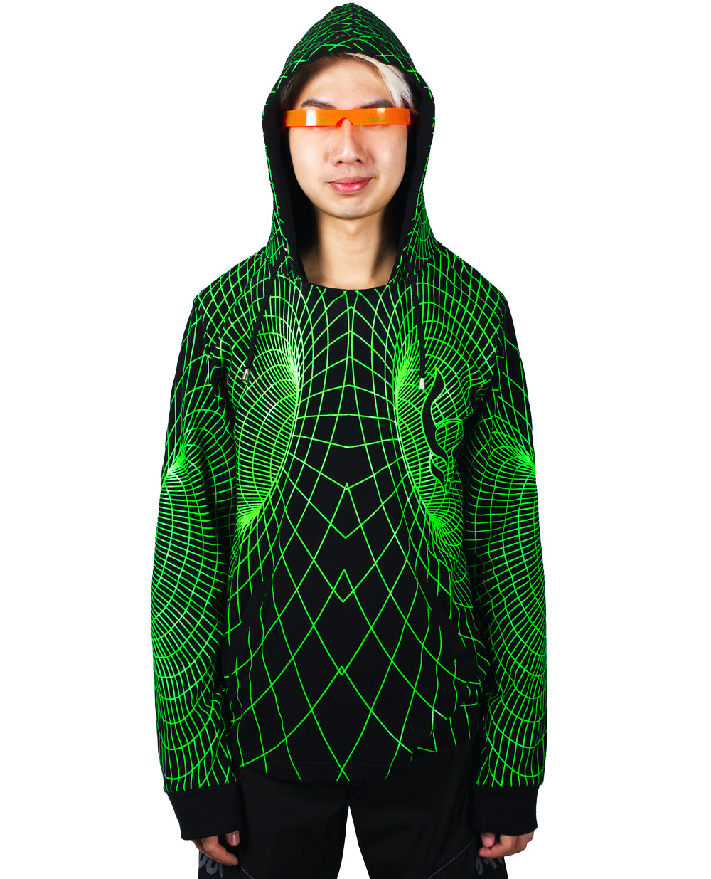 MENS WORMHOLE FUTURE HOODY.