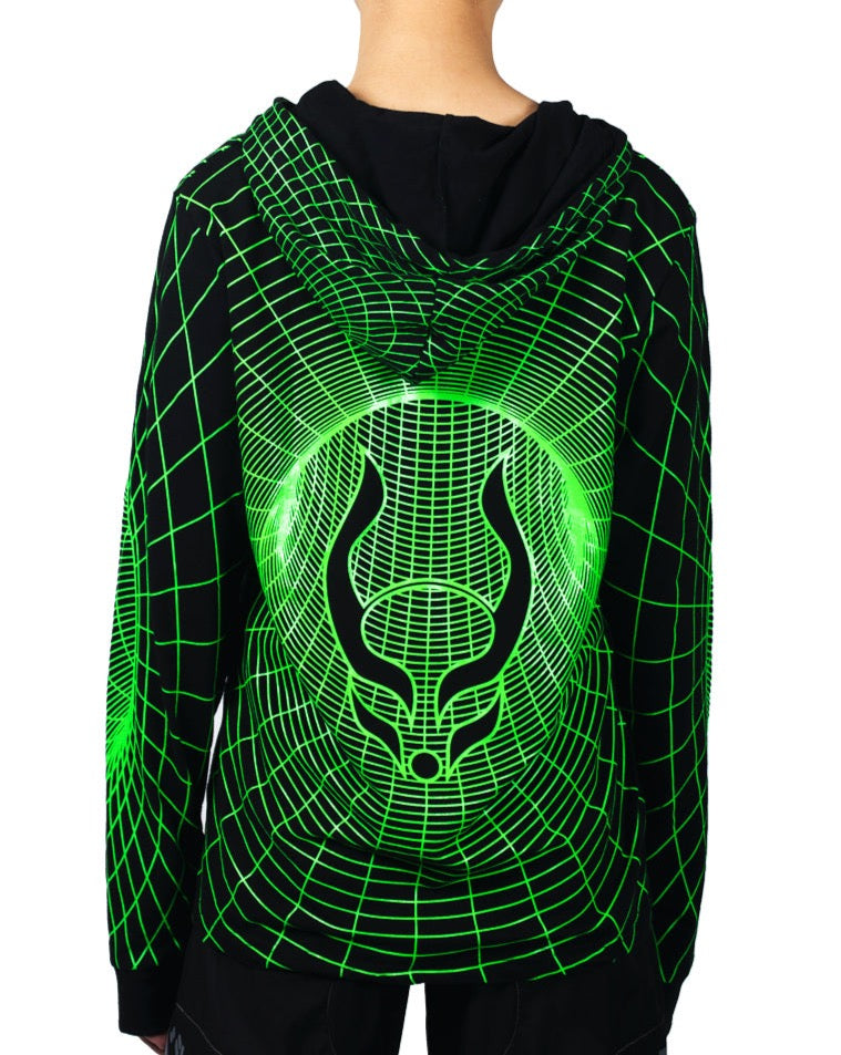 MENS WORMHOLE FUTURE HOODY.