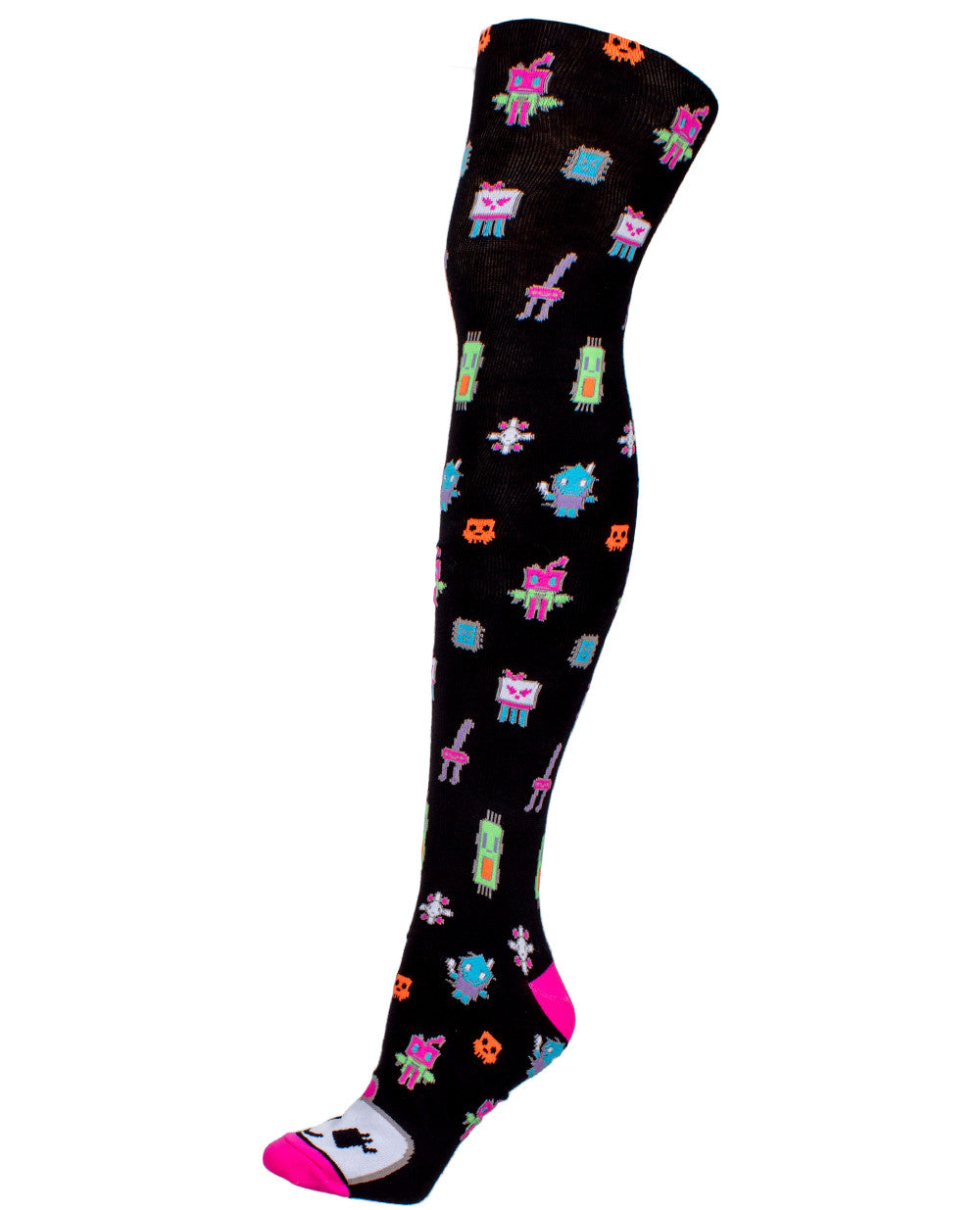 GIRLS ROBOT SOCKS LONG.