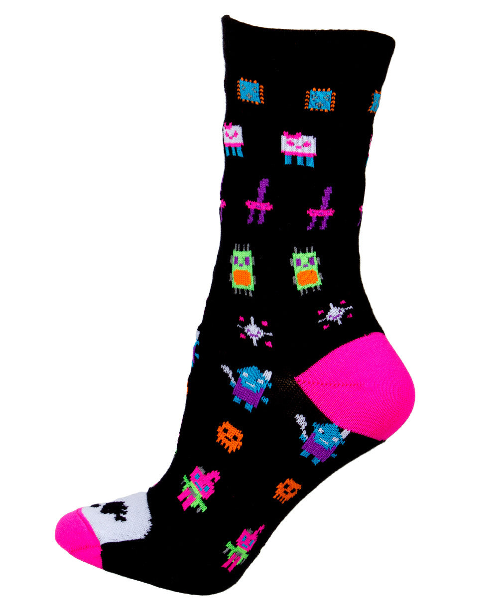 GIRLS ROBOT SOCKS SHORT.