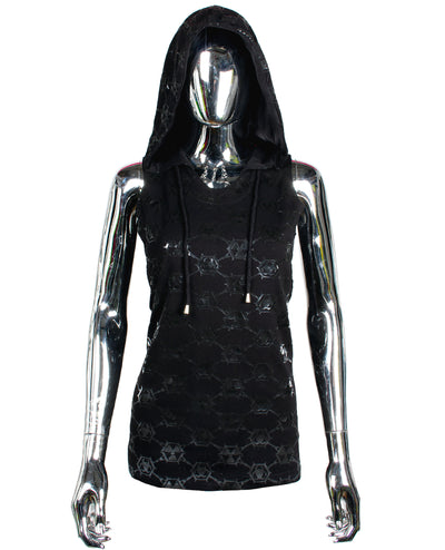 GIRLS TECH VEST TOXIC MONOGRAM.