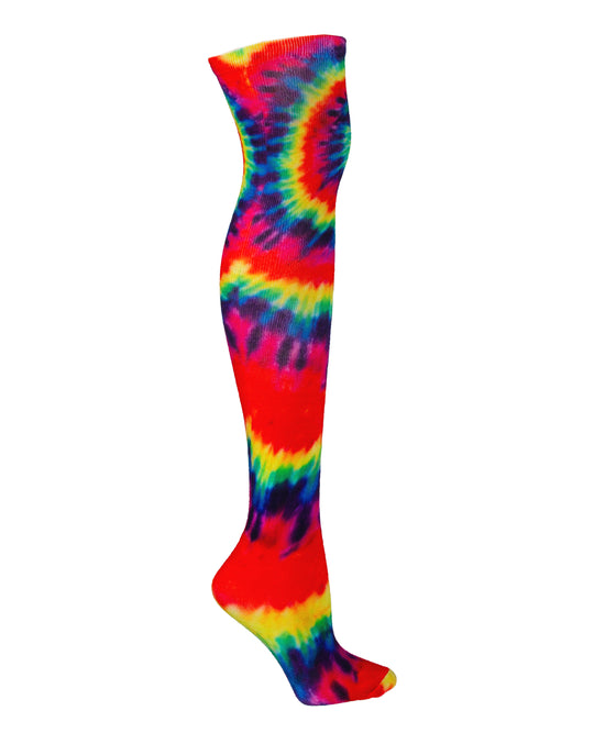 GIRLS TIE DYE SOCKS LONG.