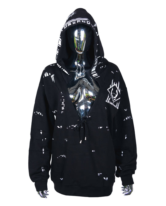 GIRLS V NECK HOODIE CODE.