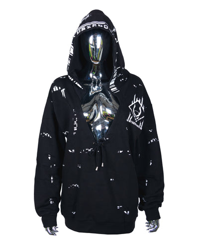 GIRLS V NECK HOODIE CODE.