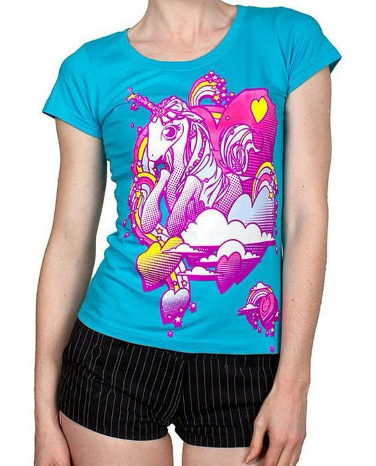 GIRLS UNICORN T-SHIRT.