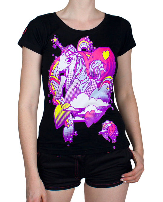 GIRLS UNICORN T-SHIRT.