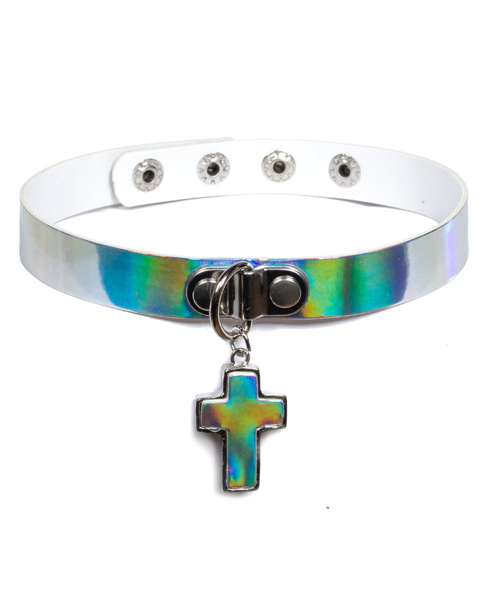 GOTH CROSS COLLAR.