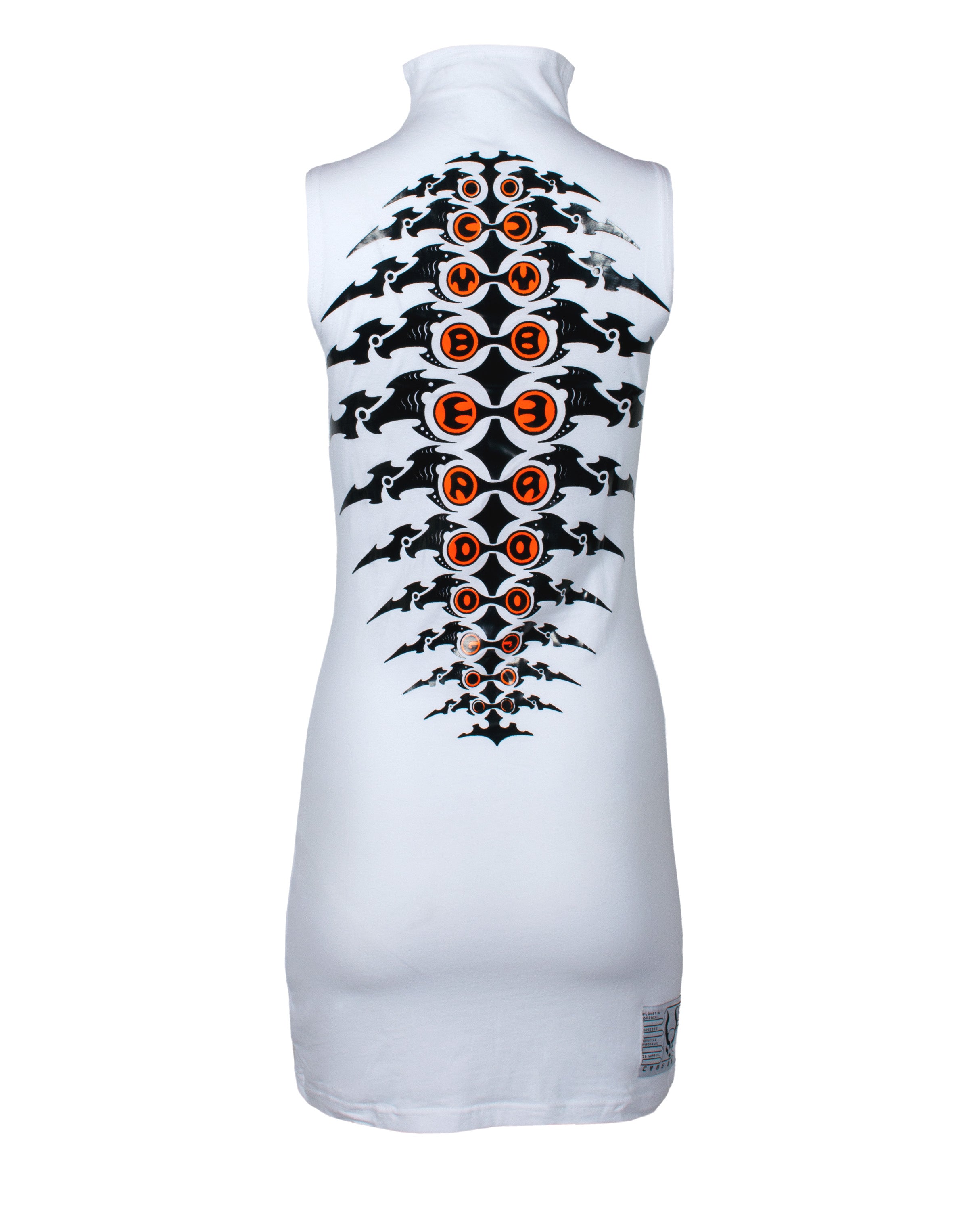 HI NECK DRESS GOTHIC EXO.