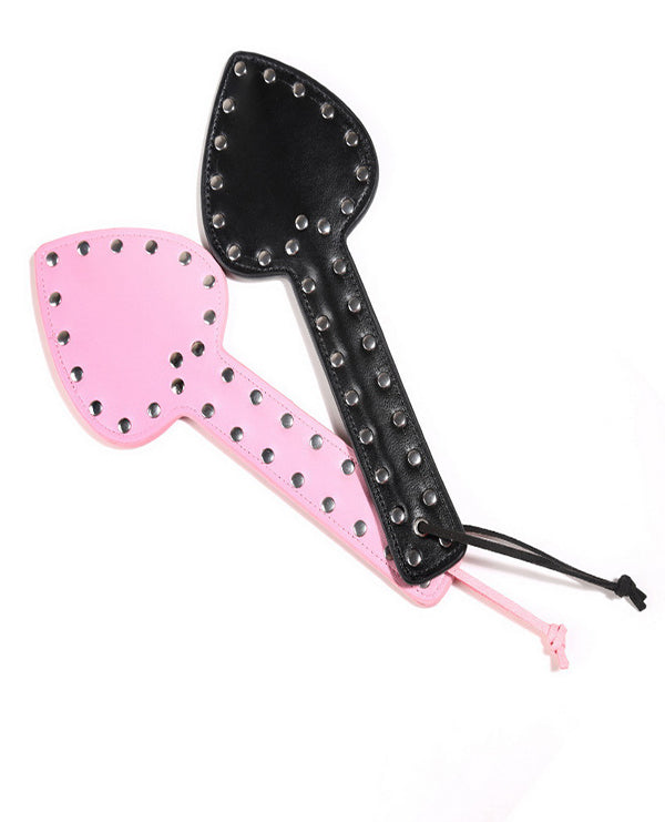 STUDDED HEART PADDLE.