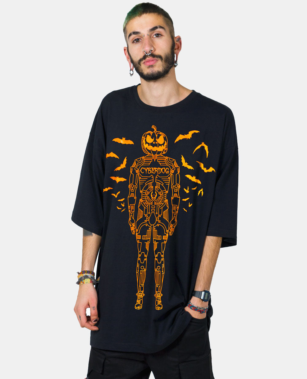 OVERSIZE H ROBOT T-SHIRT