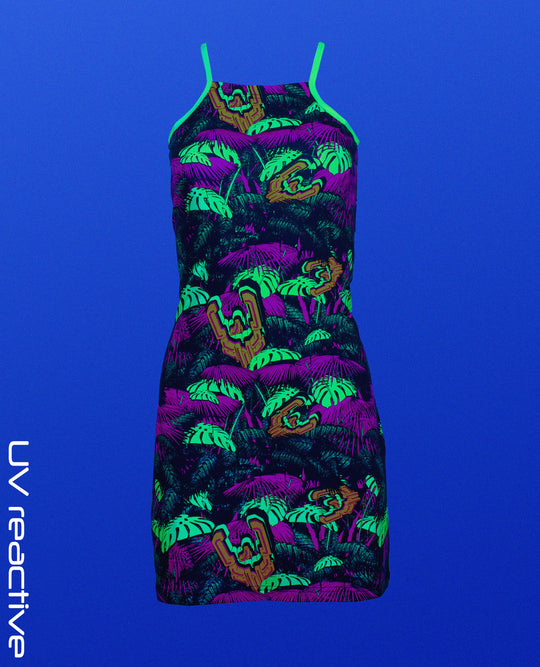 TANK DRESS NEON JUNGLE.