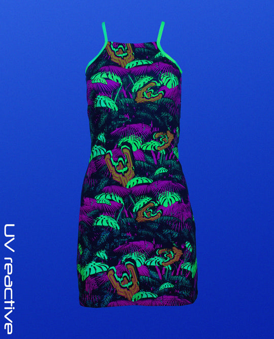 TANK DRESS NEON JUNGLE.