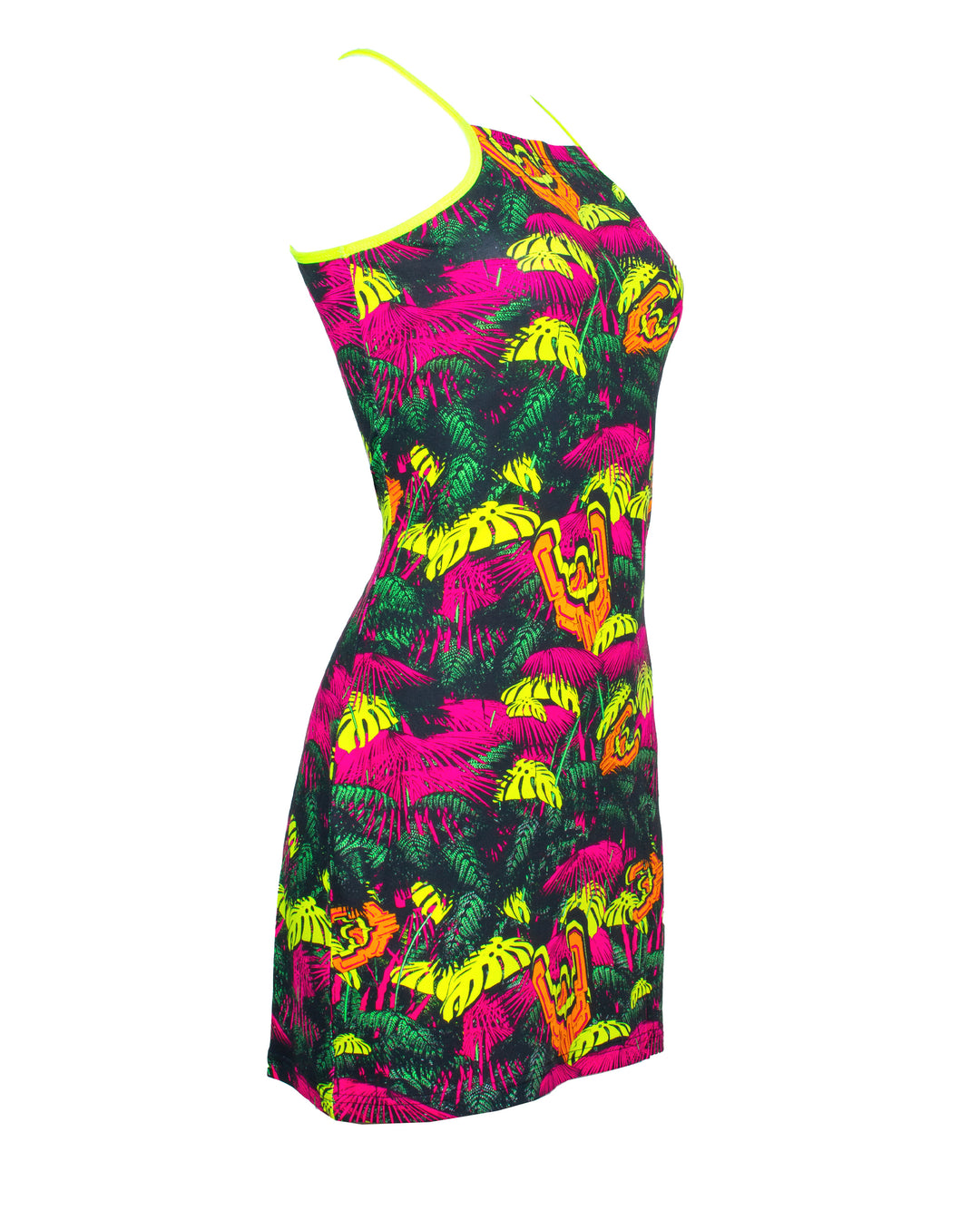 TANK DRESS NEON JUNGLE.