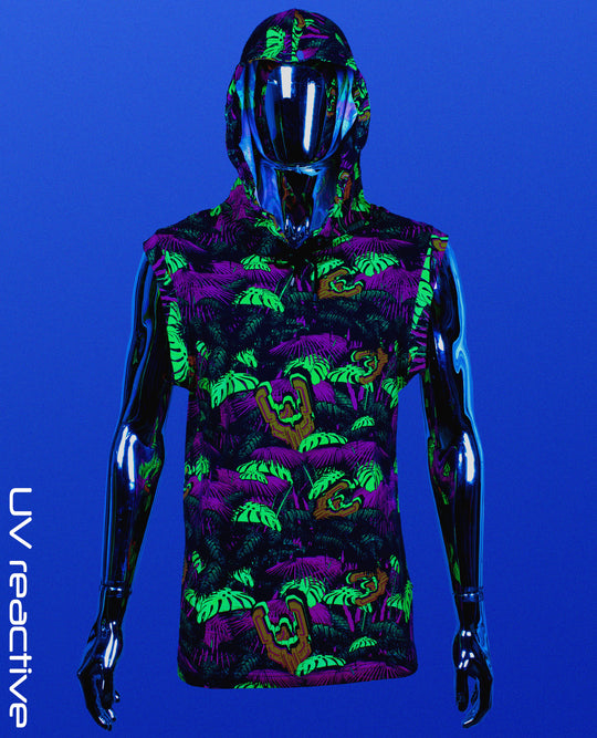 MENS TECH VEST NEON JUNGLE.