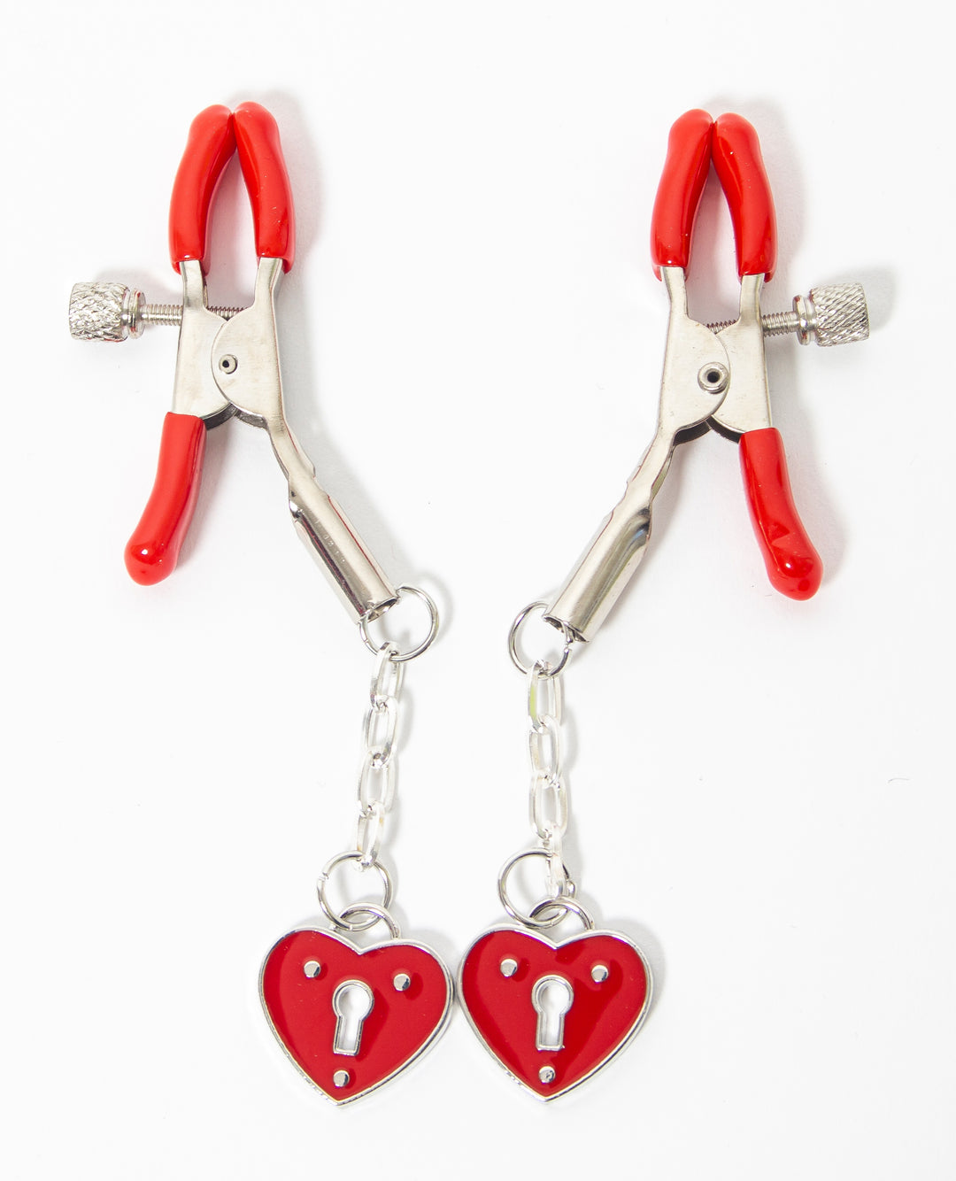 HEART CHARM CLAMPS.