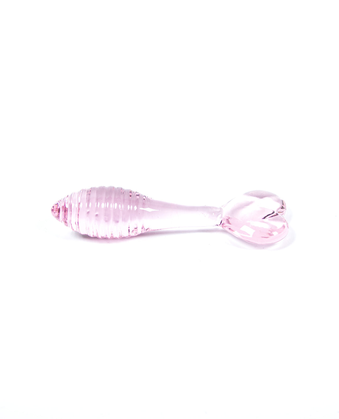 HEART GLASS ANAL DILDO.