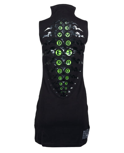 HI NECK DRESS GOTHIC EXO.
