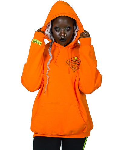 OVERSIZE RAVERS HOTLINE HOODY.