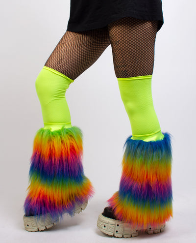 ICE LEG WARMERS RAINBOW