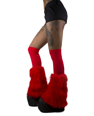 ICE LEG WARMERS RED