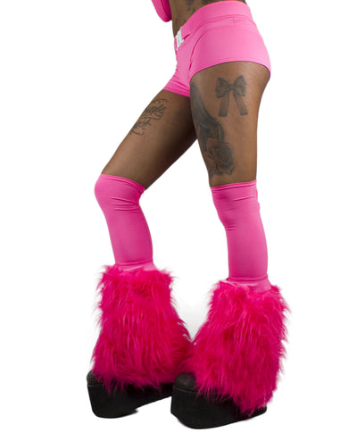 ICE LEG WARMERS PINK