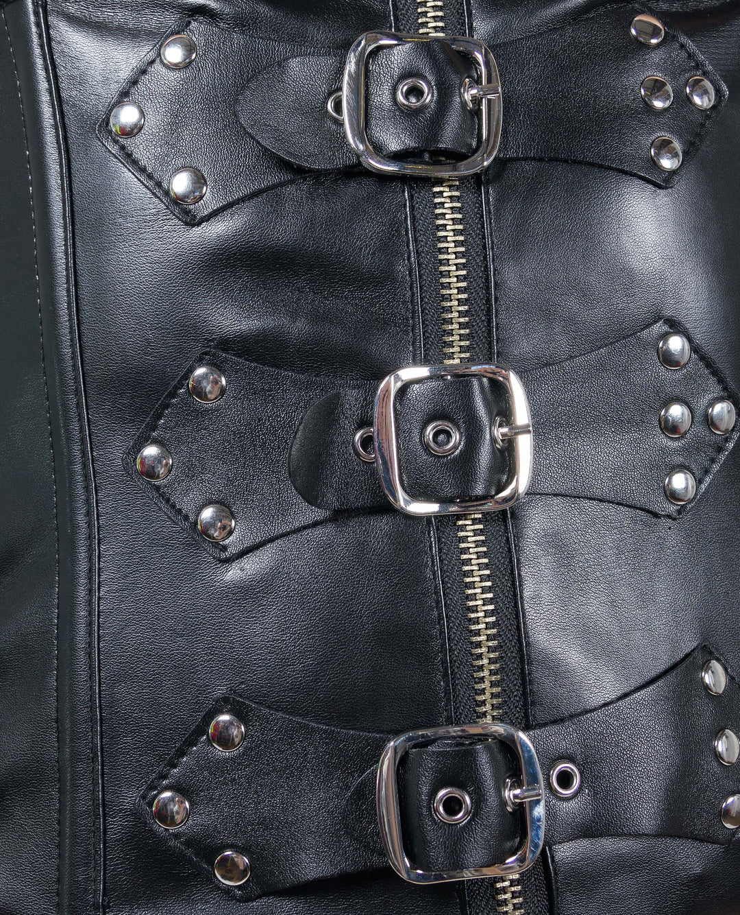 XXX LEATHERETTE CORSET.