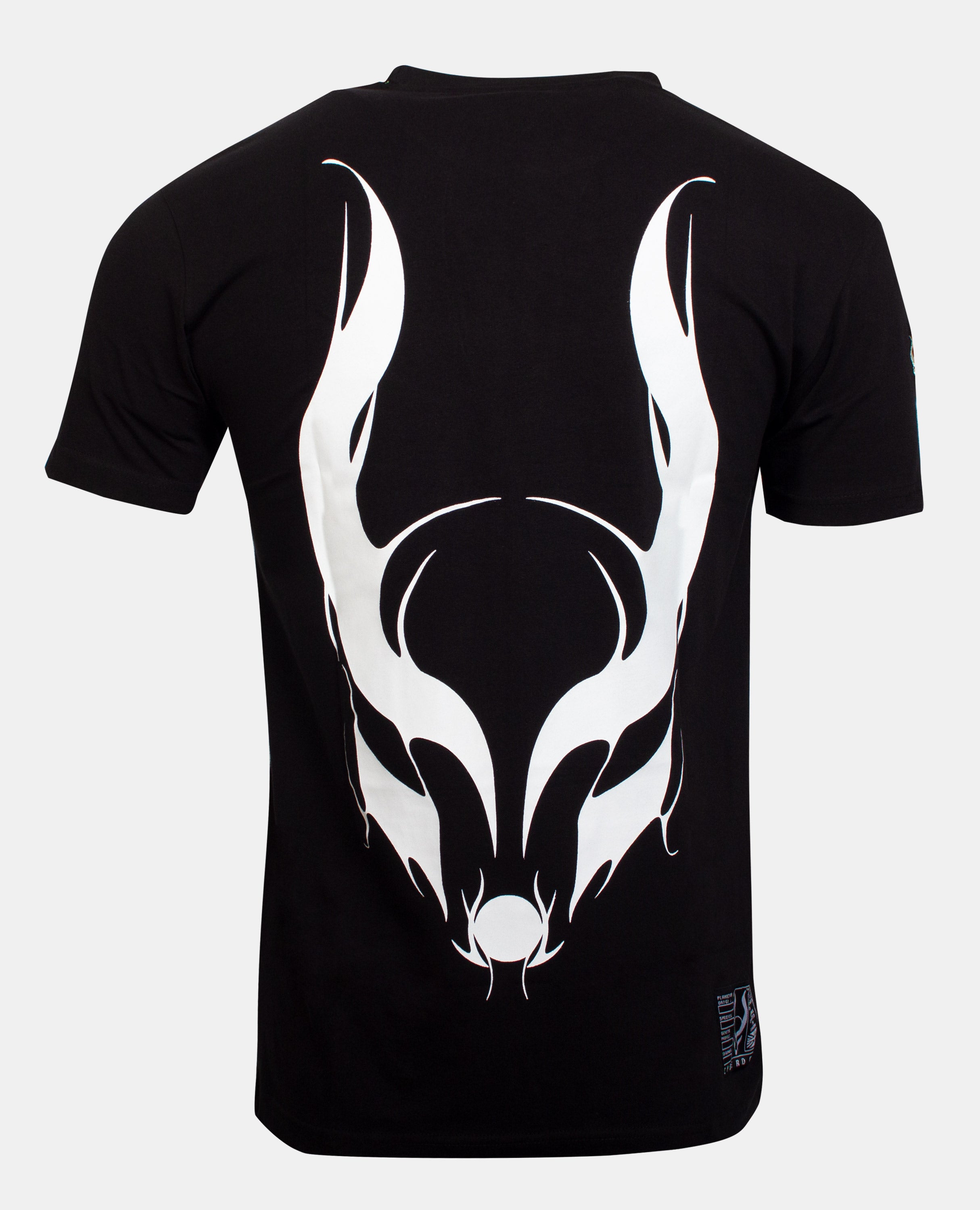 00s CYBERDOG london 3D logo tee XL black