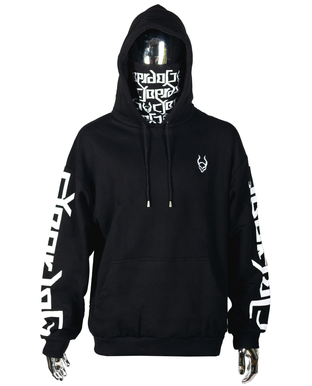 MASK HOODIE AMBIGRAM.