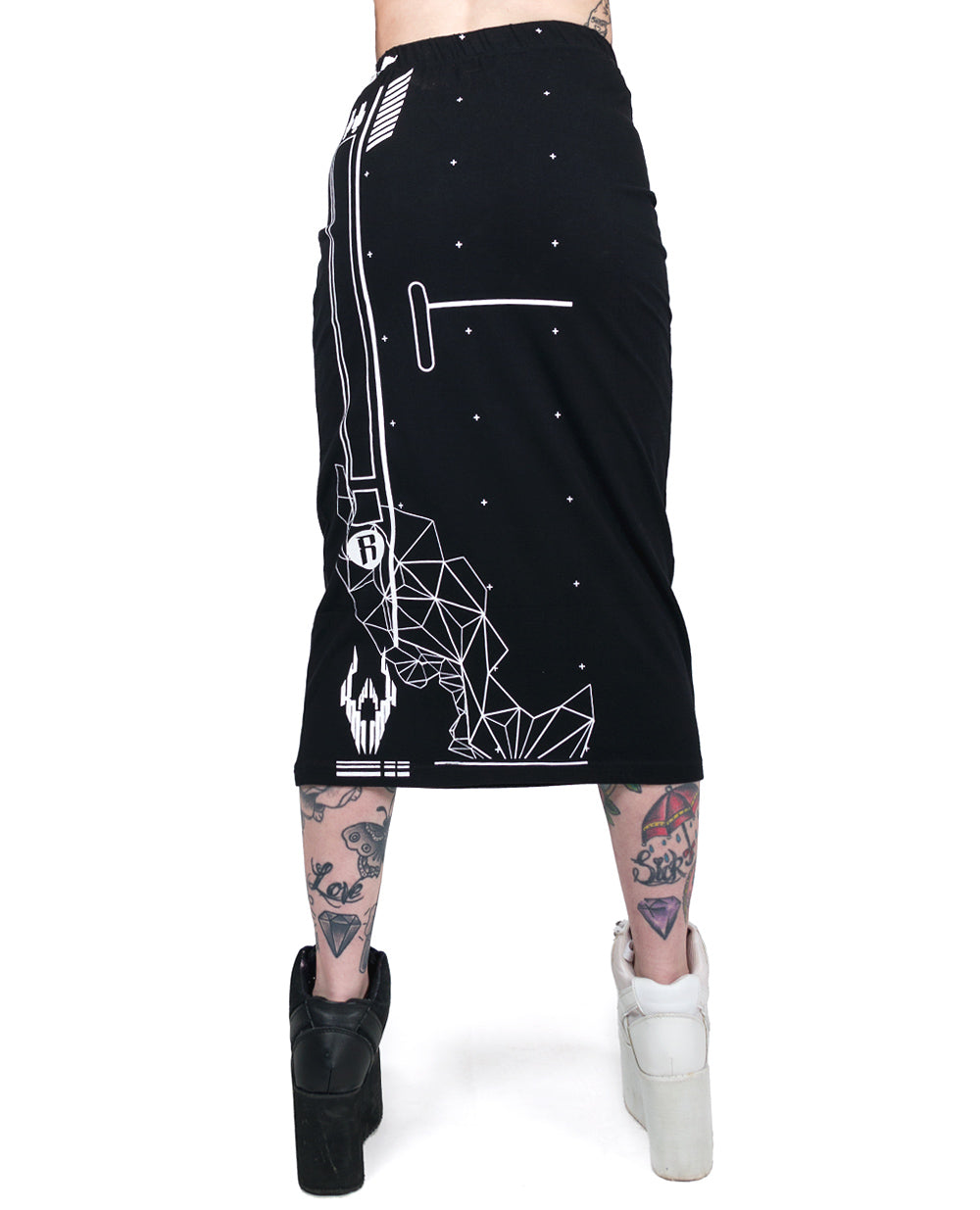STRETCH MAXI SKIRT NEO FUTURE.