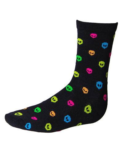MENS POLKA ALIEN SOCKS.