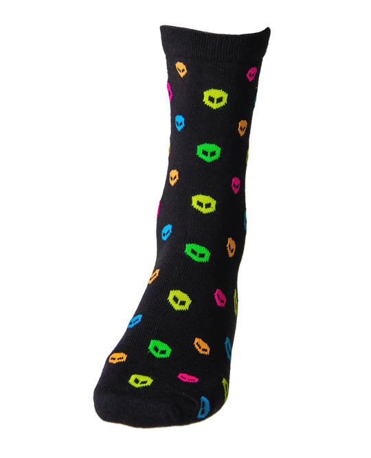 MENS POLKA ALIEN SOCKS.