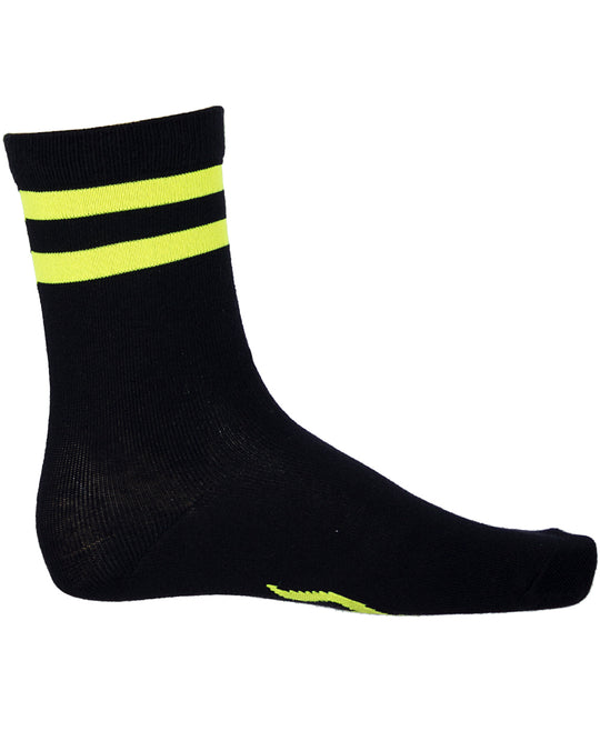 MENS STRIPES LOGO SOCKS.