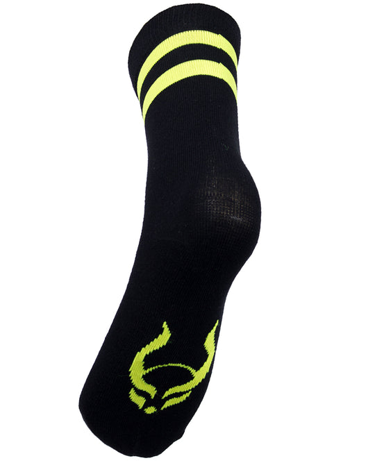 MENS STRIPES LOGO SOCKS.