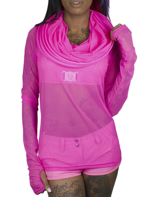 MESH CAGE TUNIC.