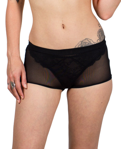 MESH HOTPANTS.