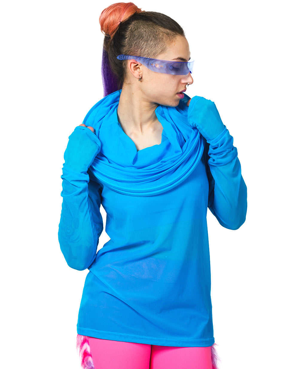 MESH CAGE TUNIC.