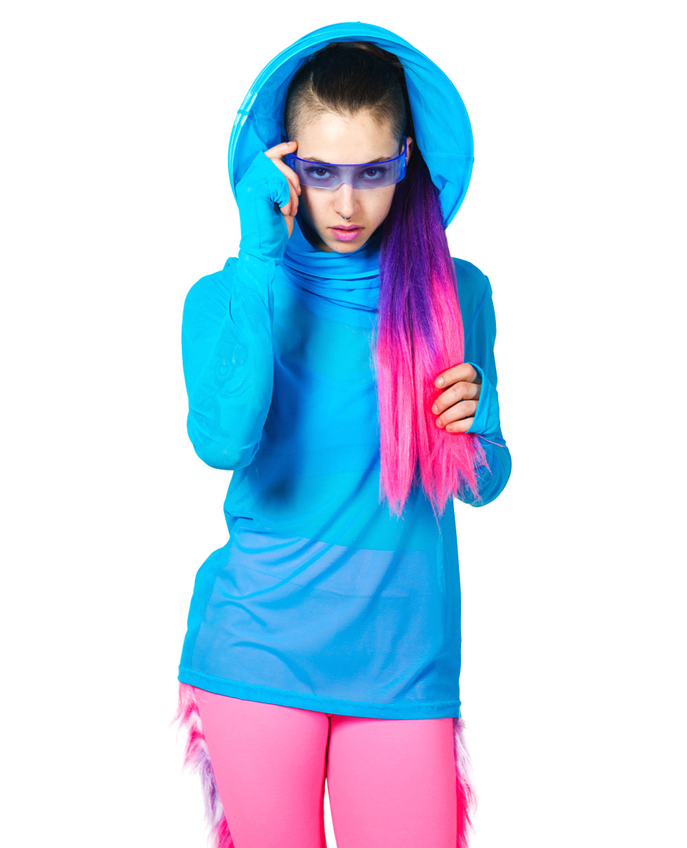MESH CAGE TUNIC.