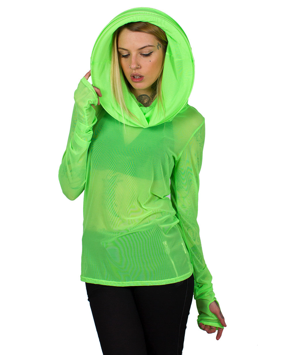 MESH CAGE TUNIC.