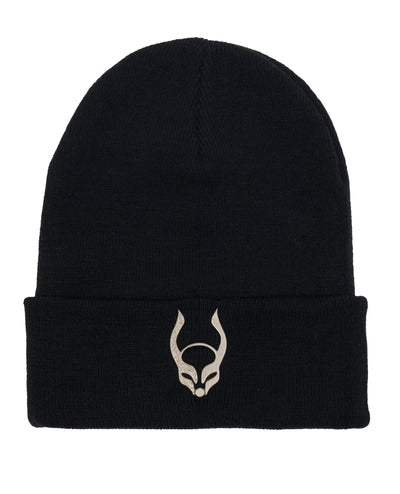 FOLDED BEANIE METAL LOGO.