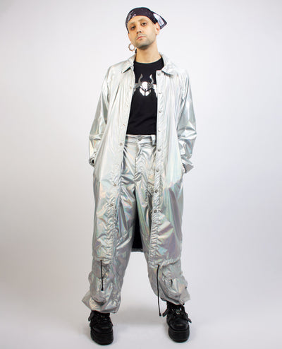 NEUTRONIC COACH JACKET SILVER FRONT