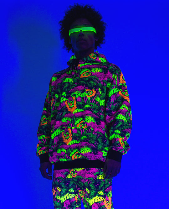 OVERSIZED HOODY NEON JUNGLE.