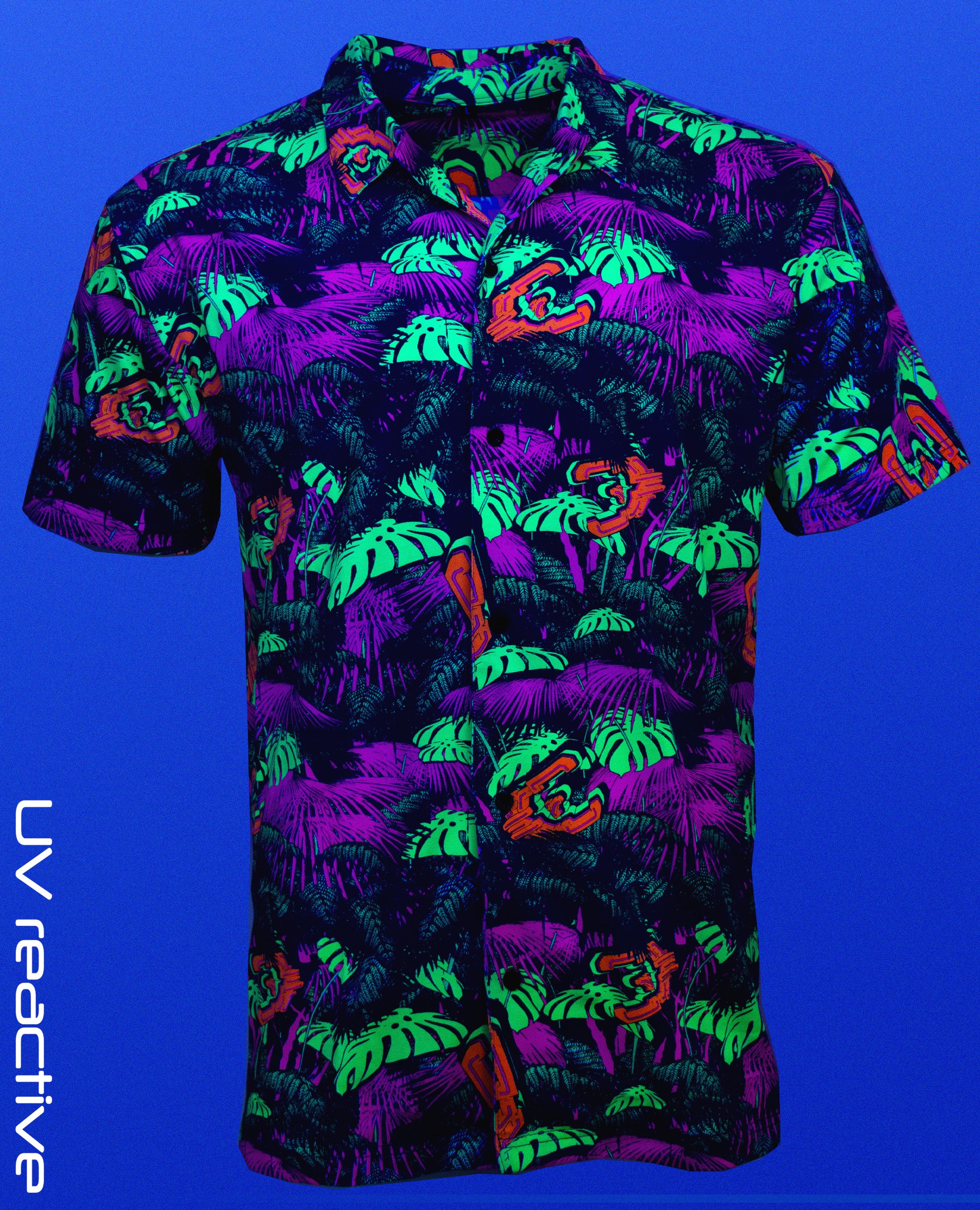 MENS SHIRT NEON JUNGLE – Cyberdog MENS SHIRT NEON JUNGLE – Cyberdog