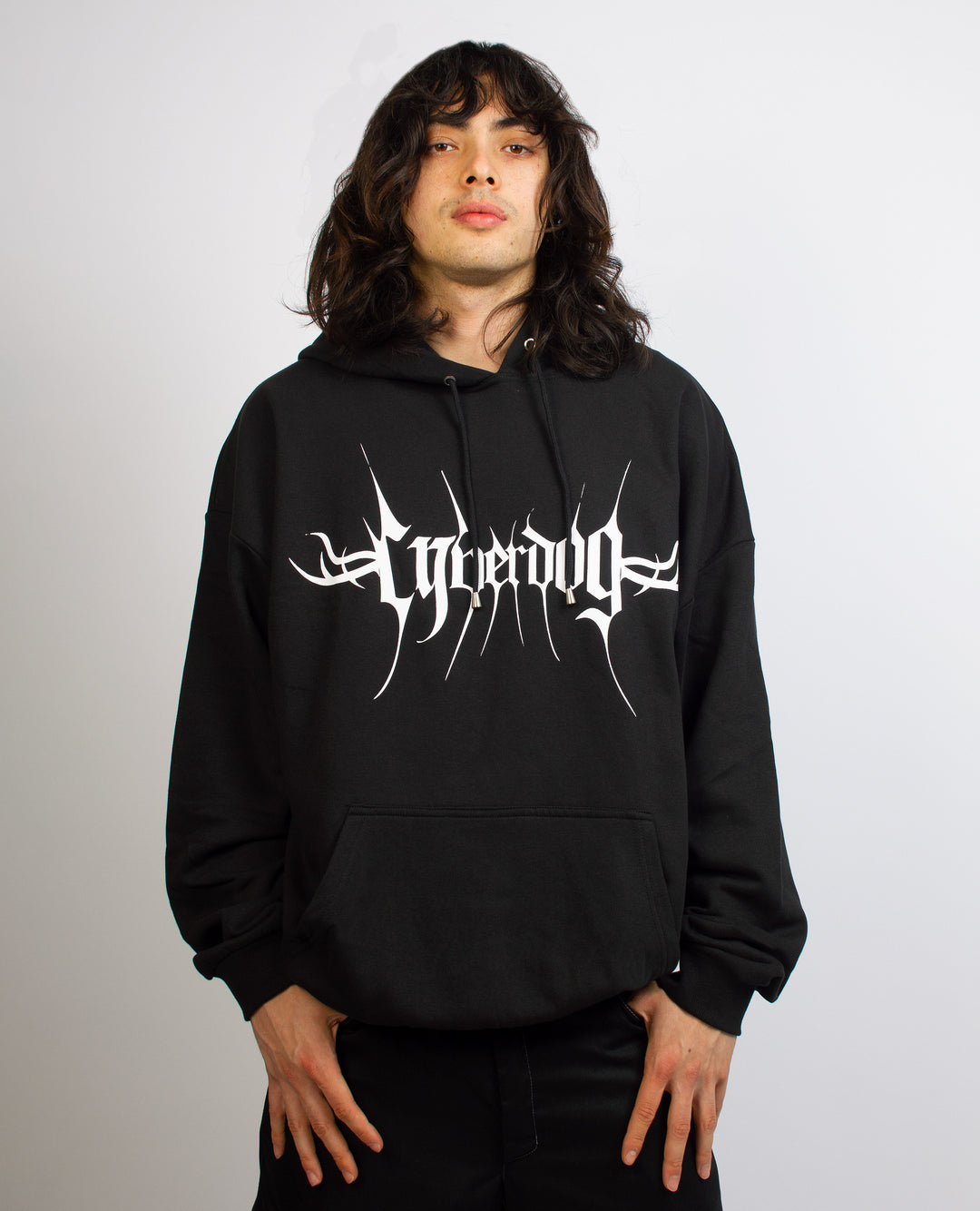 OVERSIZE CYBERLUX HOODIE FRONT